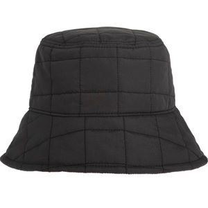 Newhattan Quilted bucket hat BLK L/XL